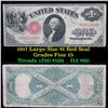 Image 1 : Series of 1917Ê Large Size $1 Red SealÊ . . Grades f+