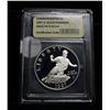 Image 1 : 1997-s Jackie Robinson proofÊ . . Modern Commem Dollar $1 Graded GEM++ Proof Deep Cameo by USCG