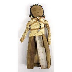 Antique Iroquois Birch Bark Doll