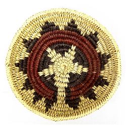 Native American Navajo 3-Toned Basket