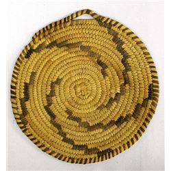 Vintage Native American Pima Flat Basket