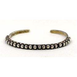 Vintage Navajo Sterling Silver Bracelet