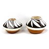 Image 1 : Pair of Native American Iselta Pottery Bowls