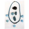 Image 1 : Stabilized Turquoise Necklace, Pendants, & Beads
