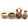 Image 1 : 4 Pieces of Native American Jemez Pottery