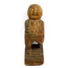 Antique Hand Carved Folk Art of Laughing Man