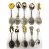 Image 1 : 10 Pewter Collector Spoons