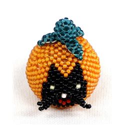 Native American Zuni Beaded Pumpkin