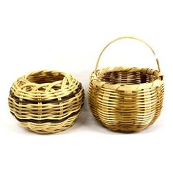 2 Native American Cherokee Baskets