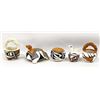 Image 1 : 5 Pieces of Acoma Pottery Miniatures by Corpuz