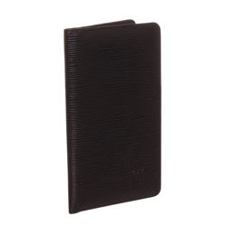 Louis Vuitton Black Epi Leather Checkbook Holder Wallet