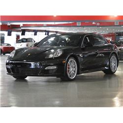 2010 Black Metallic Porsche Panamera Turbo Sedan