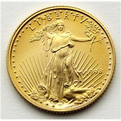 1998 $5 AMERICAN GOLD EAGLE COIN