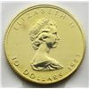 Image 1 : 1983 $10 DOLLAR GOLD MAPLE LEAF