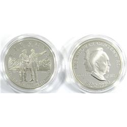 2- PROOF U.S. SILVER COMMEMS;