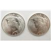 Image 3 : 2-1923 PEACE DOLLARS