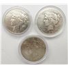 Image 1 : 3 - CIRC OR BETTER SILVER DOLLARS;