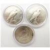 Image 2 : 3 - CIRC OR BETTER SILVER DOLLARS;