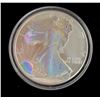 Image 1 : 2-2002 HOLOGRAM AMERICAN SILVER EAGLES