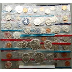 U.S. MINT CELLO PACKS; 1970, 1975,