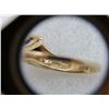 Image 2 : BLACK ONYX/DIAMOND 10k GOLD LADIES RING