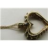 Image 3 : 10K GOLD & DIAMOND HEART PENDANT