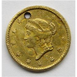 1851 $1 LIBERTY GOLD COIN