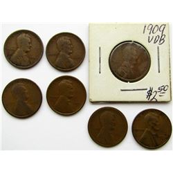 1909-S VG, 1909 VDB, 1931-S LINCOLN CENTS