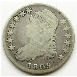 1809 CAPPED BUST HALF DOLLAR