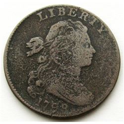 1798 DRAPED BUST LARGE VG/G