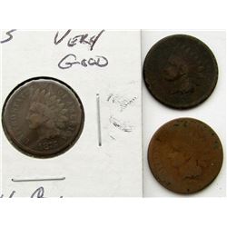 1874 GOOD, 1875 VG, 1879 AG