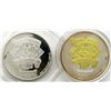 Image 1 : 2-PITTSBURGH PIRATES 1oz .999 SILVER ROUNDS