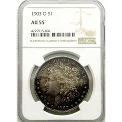 1903-O MORGAN DOLLAR NGC AU55