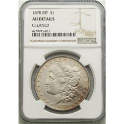 1878 8TF MORGAN DOLLAR NGC AU