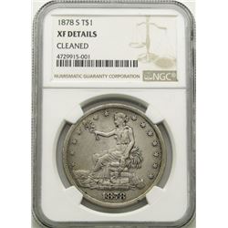 1878-S TRADE DOLLAR NGC XF