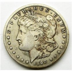 1890-CC MORGAN DOLLAR VG