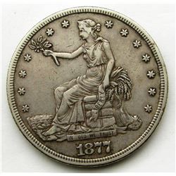 1877-S TRADE DOLLAR VF