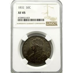 1832 BUST HALF DOLLAR NGC XF 45