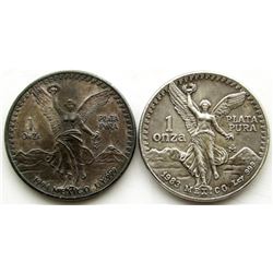 2-MEXICO LIBERTADS 1oz .999