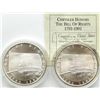 Image 1 : 2-1991 CHRYSLER CORP SILVER ROUNDS