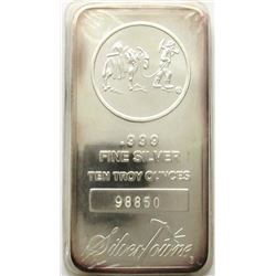 10oz .999 SILVER BAR SILVERTOWNE