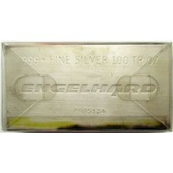 100 oz ENGELHARD .999 SILVER BAR