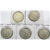 Image 1 : 5 - DIFFERENT PEACE DOLLARS