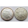 Image 1 : 2003 & 2008 AMERICAN SILVER EAGLES
