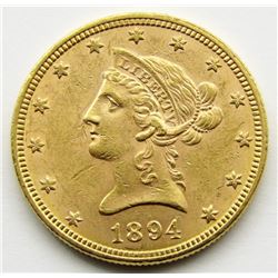 1894-P Ten Dollar $10 Liberty Eagle