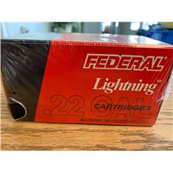 Federal Lightning .22 cal, brick of 500