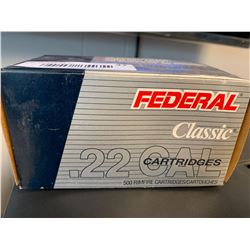 Federal Classic .22 cal, brick of 500