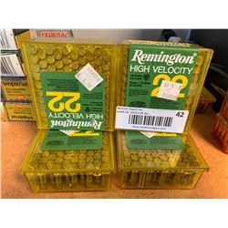 Remington high velocity .22 cal lot of 4