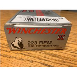 Winchester 223 Rem 55 gr bx of 20