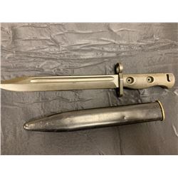 Metal Frame Bayonette with sheath